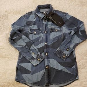 Hydrogen Boys Denim Shirt